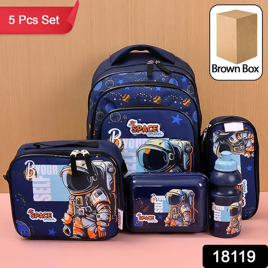 5 in 1 School Bag Set Includes Lunch Bag 14 Inch Bag 1 Set Mix