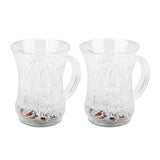 LED Light-Up Party Cups - Flashing Water-Activated Drinking Glasses Handle (2-Piece)