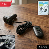 long cable car usb charger with rgb breathing light