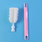 Long Handle Silicone Bottle Cleaning Brush 32 cm (1 Pc)