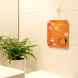 Bathroom hanging citrus gel deodorizer