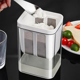 2 in 1 Yogurt Strainer with Storage Box – 1100ml (Plastic + Steel)