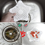 Star Shape Silicone Drain Filter 