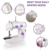 Home Tailoring Sewing Machine With Extension Table Set,  Portable Stitching Machine