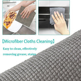 Durable Microfiber Kitchen Scrub Cloth (20×22cm, 1 Pc)