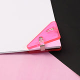 Triangle Paper Clips | Small Corner Clips for Paper, Document Clip (1 pc)