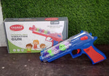 Plastic Gear Simulation Laser Toy Gun – 3D Lights, Music & Rotating (1 Pc, 3+ Years)