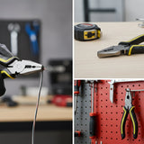 Pliers and Long Nose Pliers Set with Anti Slip Grip Handle (2 Pc Set)