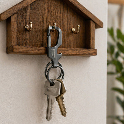 Premium Heavy Duty Metal Key Holder Clip Keychain 1 Pc