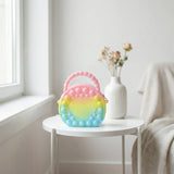 Anti stress pop coin holder
