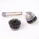 Cleaning Brushes Set – Scrub Brush, Bathroom Brush, Long Handle Pot Washing Brush