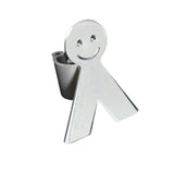 Smile Face Wall Mounted Brush and Broom Holder Seamless Mop Hook Organizer (1Pc)