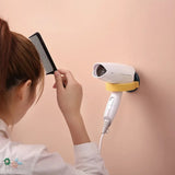 Wall Mount Hair Dryer Holder with Suction Cup, Salon / Home Use  Dryer Stand Rack (1 Pc)