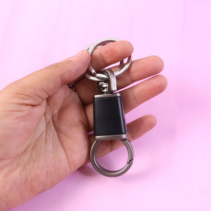 Heavy duty metal keychain holder