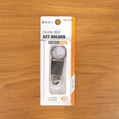 Rotating swivel metal key holder