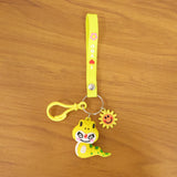 kawaii dinosaur keychain decorative charm