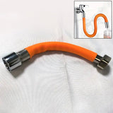 Flexible Water Tap Extender, 360° Bending Faucet Extension Tube with Connector (18cm)
