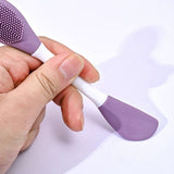 Double-Headed Silicone Mask Brush – Facial Cleansing & Mask Application Tool (1 Pc)