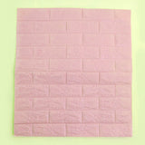 Wallpaper 3D Foam Wallpaper Sticker Panels (70 x 76 Cm / 1 Pc)