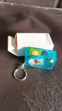 Mini Alarm Clock Keychain – 1PC Portable Quartz Analog Clock Key Ring