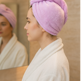 Quick Turban Hair-Drying Absorbent Microfiber Towel (1 Pc / Mix Design)