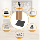 Square Self Adhesive Door, Wardrobe Furniture Feet Pad (Pack of 1pc).