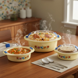 Hot N Fresh Insulated Plastic Casserole Gift Set (3 Pieces)