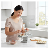 Double-Head Dumpling Maker Mold – Press Two Dumplings at Once (Brown Box)