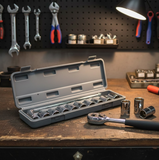 Drive Standard Socket Wrench Set -10 pc, 6 pt. 3 / 8 in.