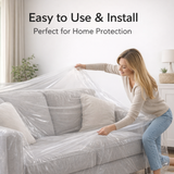 Home Thick Disposable Dust Proof Plastic Furniture Covers (1 Pc / Big)
