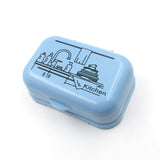 Soap Dish with Drain Soap Holder, Soap Saver Soap Tray  (1 Pc)
