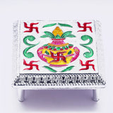 Aluminium foil designer bajot with fancy design.