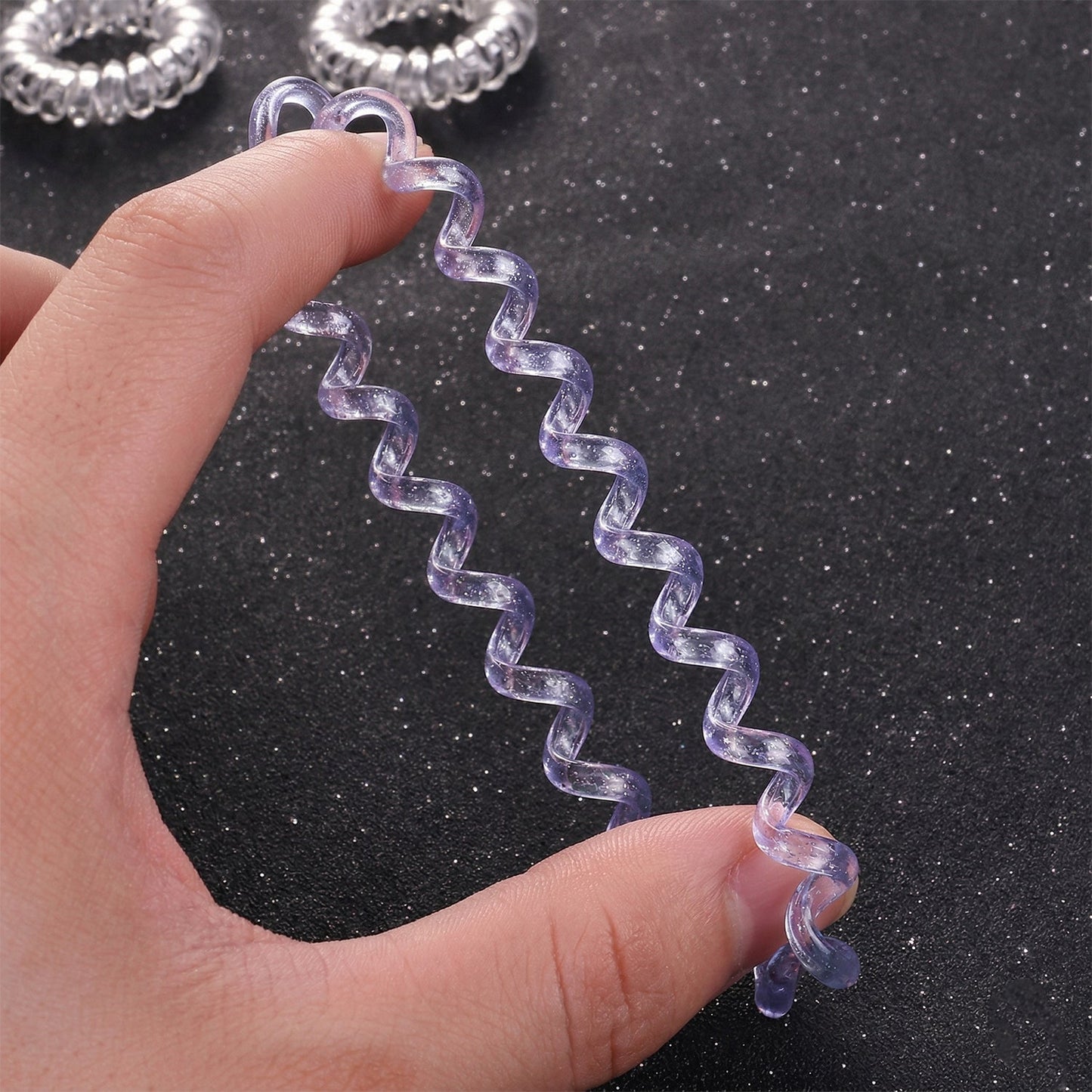 stylish stretchable hair ties