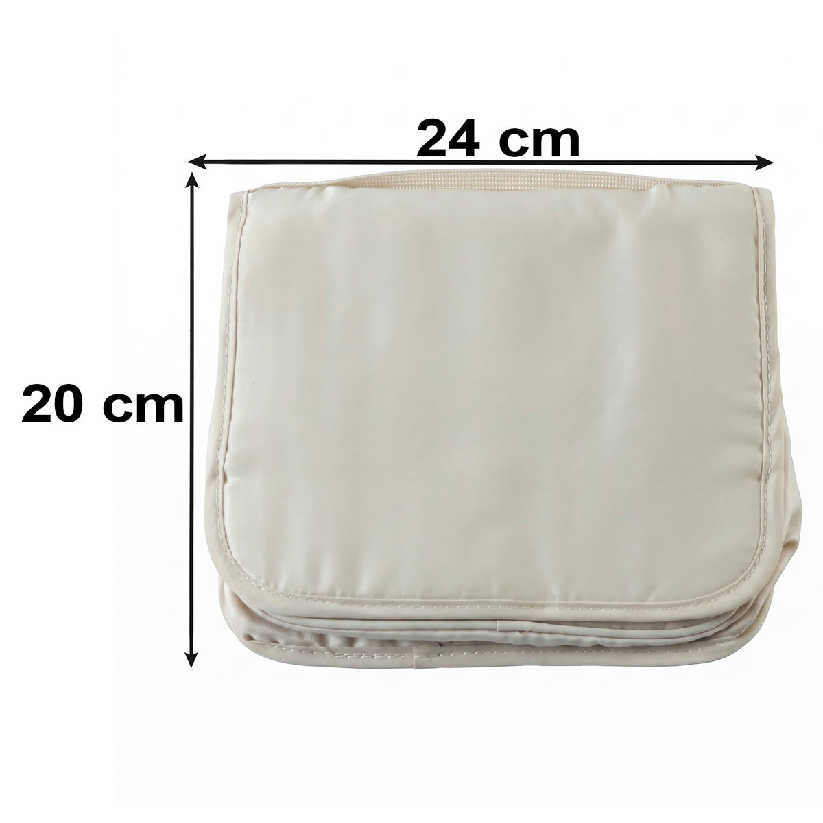 Premium Foldable Travel Pouch Bag Hanging Toiletry Organiser Kit (1 Pc)