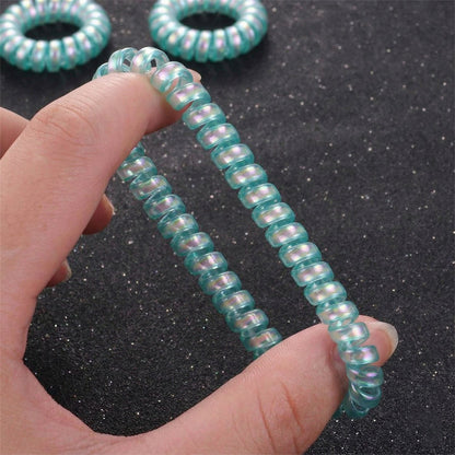 elastic telephone wire hairbands