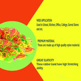 Strong & Reusable Rubber Bands: Multicolor (1.5 Inch 100 GM)