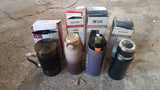 Stainless Steel Water Bottles Approx 600ML (Mix Design & Color / 1 Pc)