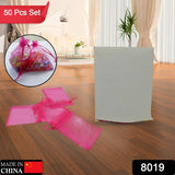 Organza Drawstring Gift Bags – Small Mesh Pouches for Weddings (50 Pcs)
