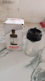 Clear Glass Oil Dispenser Bottle Integrated Silicone Basting Brush (250ml Approx)