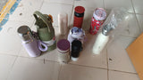 Stainless Steel Vacuum Bottle with Cup Lid Thermos for Hot Cold Drinks Travel Use 1 Pc