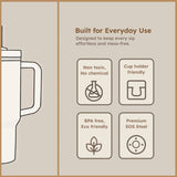 Extra Large Insulated Travel Mug, Tumbler (1200ML - 1 Pc / Mix Color)