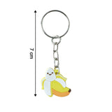 Cute Banana Shape Cartoon Keychain (1 Pc)