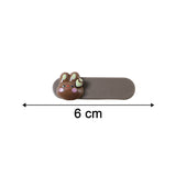 Cute Bunny Face Decorative Hair Clips Set (4 Pc)