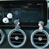 romantic couple car decor