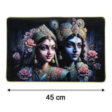 Premium Decorative Radha Krishna Wall Painting Frame 45x30 Cm (1 Pc)