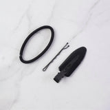 hair clips rubber bands combo set
