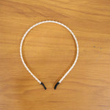 Fashion pearl embellished hair accessory