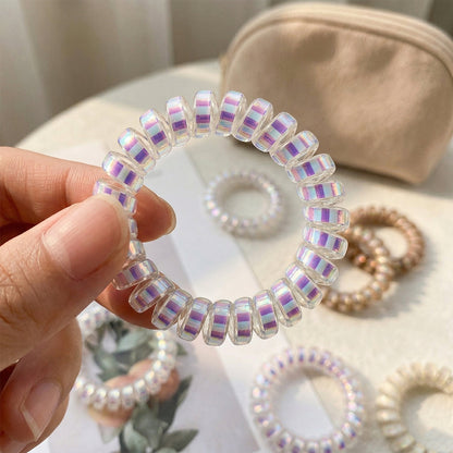 elastic spiral hair band