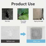 Premium Self-Adhesive Window Screen Repair Mesh Tape (5cm x 1m)