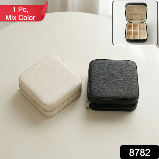 Mini PU Leather jewellery Box for Travel & Storage (1 Pc)